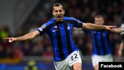 Հենրիխ Մխիթարյանը «Ինտեր»-ի կազմում, արխիվ