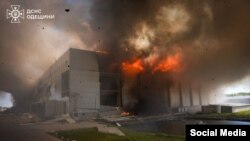 Օդեսայում պահեստը հրթիռային հարվածից հետո, 17-ը մայիսի, 2024թ․