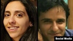 ضیا نبوی و هستی امیری، دانشجویان و فعالان دانشجویی علامه طباطبائی