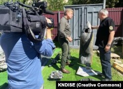 Директор Київського науково-дослідного інституту судових експертиз (КНДІСЕ) Олександр Рувін (праворуч)