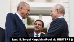 Ռուսաստանի և Թուրքիայի նախագահներ Վլադիմիր Պուտին և Ռեջեփ Էրդողան, արխիվ