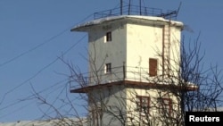 The Polar Wolf prison in Russia's Arctic town of Kharp