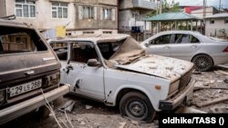 Արցախ - Ադրբեջանական հրետակոծության հետևանքները Ստեփանակերտում, 19-ը սեպտեմբերի, 2023թ.