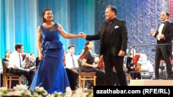 Мария Пиа Пишителли и Нуры Нурыев. Концерт "ВЕРДИ" к 210 - летию со дня рождения итальянского композитора Джузеппе Верди. Ашхбад. 3 июня, 2023.  