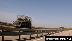 Російська бронемашина у Криму, 23 травня 2024 року