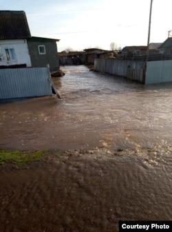 Кабан авылының су баскан урамнары