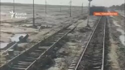 Ahalda sil suwlarynyň demir ýollara ýetiren zyýany heniz-de abatlanmaýar
