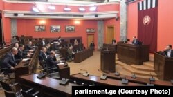 Վիճահարույց օրինագծի քննարկումը Վրաստանի խորհրդարանի իրավական հարցերով հանձնաժողովում, 8-ը ապրիլի, 2024թ.