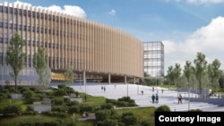 Проект одной из самых больших школ в России на бумаге