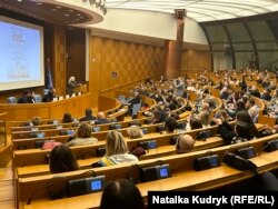 Під час показу фільму «20 днів у Маріуполі» в Римі