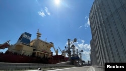 Ukraine, one of the world's largest grain exporters, had its Black Sea ports blocked following Russia's February 2022 invasion and found alternative shipping routes through EU states Poland and Romania.