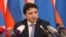 Armenia - Finance Minister Vahe Hovhannisian speaks at a press conference in Yerevan, January 31, 2024.