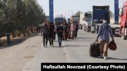 Ооганстандын Иран менен чектеш Нимроз провинциясындагы качкындар. 3-июнь, 2023-жыл.