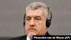 Pjeter Shala tokom suđenja u Hagu, 21. februar, 2023. 