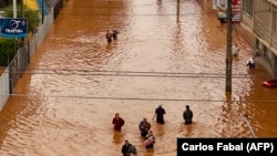 Бразилияда суу ташкындан жабыркагандар. 4-май, 2024-жыл.