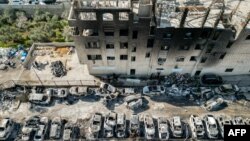 تصویری از شهرک فلسطینی حواره در کرانه باختری پس از حمله شهرک‌نشین‌های یهودی