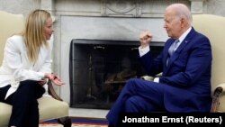 На початку зустрічі в Білому домі Джо Байден подякував Італії за «непохитну підтримку» України та лідерство в «Групі семи» цього року