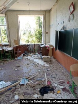 Шкільний клас, де навчалася дівчина