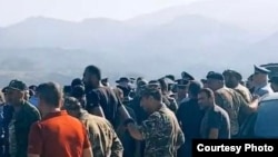 "Səlibçilər" dəstəsinin üzvləri Kornidzorda