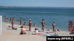 Аннексияланган Крымдагы эс алуучулар