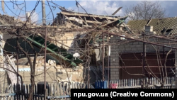 Наслідки попередніх російських обстрілів Херсонщини, лютий 2024 року