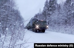 Міжкантэнынтальная ракета «Сармат» перад першым выпрабавальным пускам. Плясецк, 2017 год