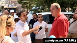 Кандидат в мэры от правящей партии «Гражданский договор» Тигран Авинян
