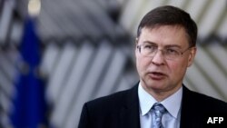European Commission Executive Vice President Valdis Dombrovskis (file photo)