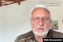 Константин Криволап. Скриншот эфира телеканала "Настоящее Время"