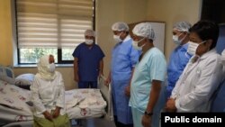 Боор алмаштыруу операциясы жасалган бейтап Кайыргүл Бөлбүрбаева. 