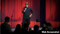 Kazakh comedian Aleksandr Merkul was sentenced to 10 days in jail for using profanity in his jokes. (file photo)