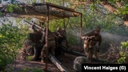 Украінскія вайскоўцы ў баі. Ілюстрацыйнае фота