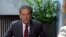 James Rubin, U.S. special envoy and coordinator for the State Department's Global Engagement Center speaks during an interview with RFE/RL in Pristina on April 11. 