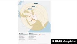 Իրանի անօդաչու թռչող սարքերի և հրթիռների հեռահարությունը