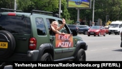 У Запоріжжі відбулася акція до річниці виходу українських військових з «Азовсталі», 18 травня 2024 року