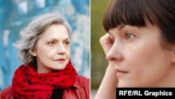 Валерыя Касьцюгова і Тацяна Кузіна. Каляж