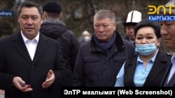 Садыр Жапаров жана Марат Турсунбеков. 2021-жыл, 25-декабрь.