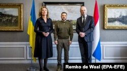 У Гаазі Володимир Зеленський вже провів зустріч із президентом сенату Яном Брауном та головою палати представників Верою Бергкамп