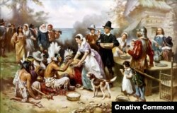 Пилигримы и индейцы