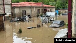 Հայաստան - Հեղեղված շինություններ, ջրում հայտնված մեքենաներ, 26-ը մայիսի, 2024թ.