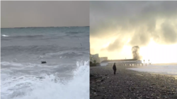 Взрыв морской мины в Батуми