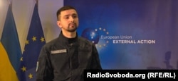 Герман Сметанін на Форумі оборонної промисловості «ЄС-Україна» у Брюсселі. Бельгія, 6 травня 2024 року