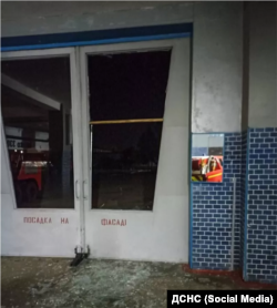 Місто Нетішин поблизу Хмельницької АЕС після ударів російських дронів. 25 жовтня 2023 року.