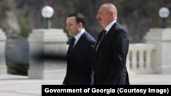 Վրաստանի վարչապետ Իրակլի Ղարիբաշվիլի և Ադրբեջանի նախագահ Իլհամ Ալիև, արխիվ
