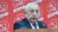 Russian State Duma Member Nikolai Kharitonov speaks at the Communist Party Congress in Moscow on December 23. 