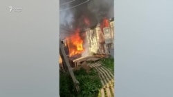 В Сергиевом Посаде сгорели вагончики, в которых жили мигранты из Таджикистана