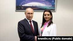 Владимир Путин и Евгения Гуцул, март 2024 года