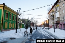 Місто Тюмень, вулиця Дзержинского. Росія