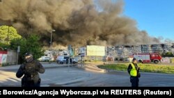 Marywilska 44 соода борборундагы өрт. Варшава, 12-май 2024-жыл