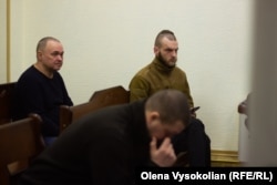 Юрій Аксенин, син героя Небесної сотні Василя Аксенина на судовому засіданні